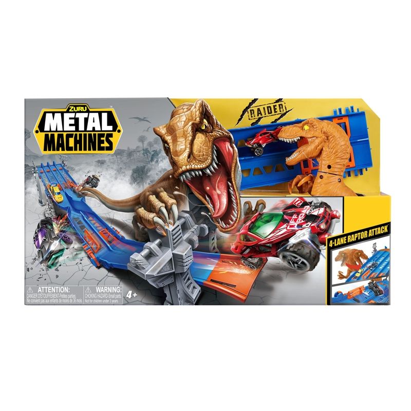 Zuru Metal Machines Raptor Attack Toy Playset