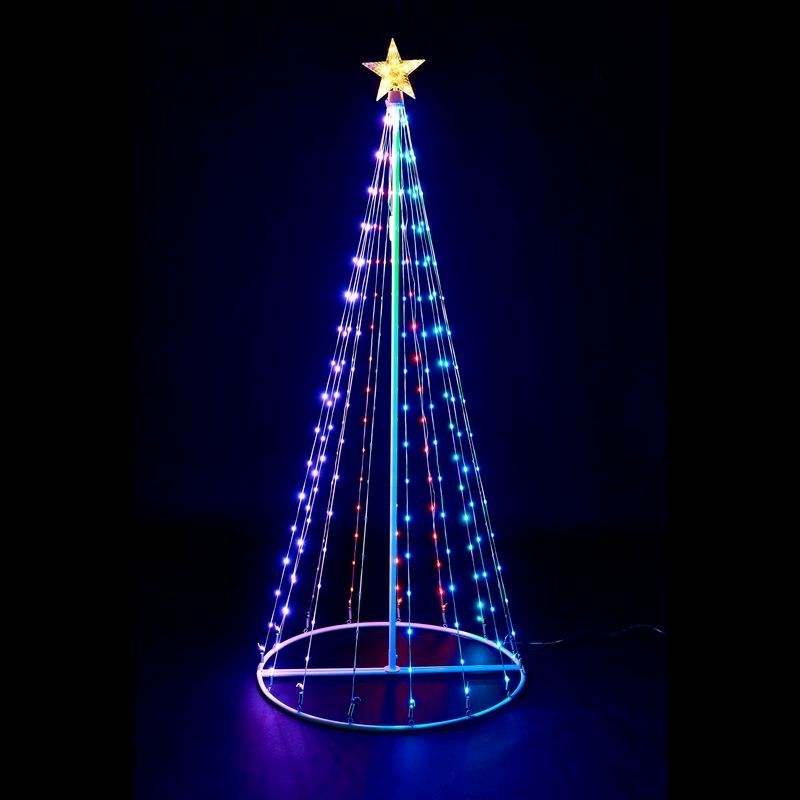 Artificial Christmas Tree 6ft - Animated Multicolour LEDs