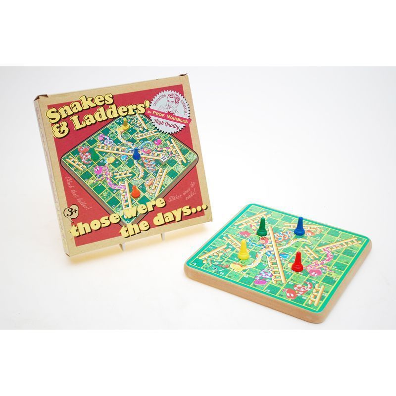 Retro Snakes and Ladders Game
