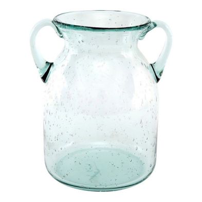 Vase Glass With Bubble Pattern 17cm