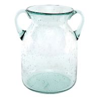 See more information about the Vase Glass with Bubble Pattern - 17cm