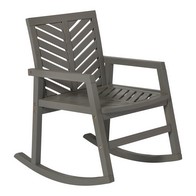 See more information about the Chevron Rocking Chair Wood Grey