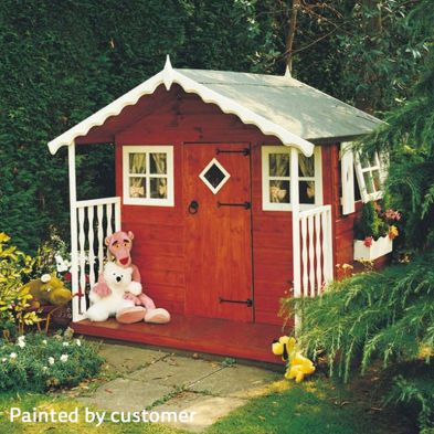 Product photograph of Shire Den 5 10 X 6 2 Apex Children S Playhouse - Premium Dip Treated Shiplap from QD stores