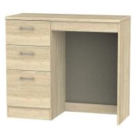 See more information about the Elmsett 3 Drawer Vanity Bedroom Desk Light Brown