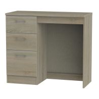 See more information about the Elmsett Desk Brown 3 Drawers