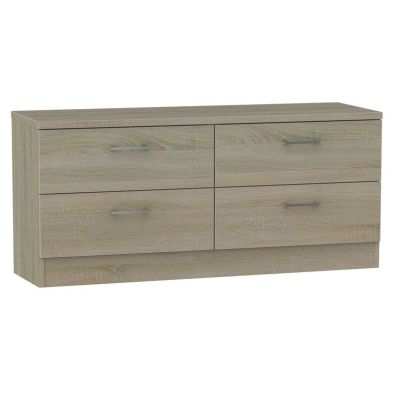 Product photograph of Elmsett Large Chest Of Drawers Brown 4 Drawers from QD stores