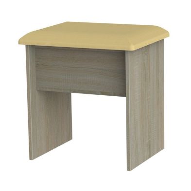 Product photograph of Elmsett Dressing Stool Brown from QD stores