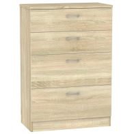 See more information about the Elmsett Tall Chest of Drawers Natural 4 Drawers
