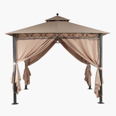 Product photograph of Dubai Garden Gazebo By Royalcraft With A 3 X 3m Mocha Canopy from QD stores