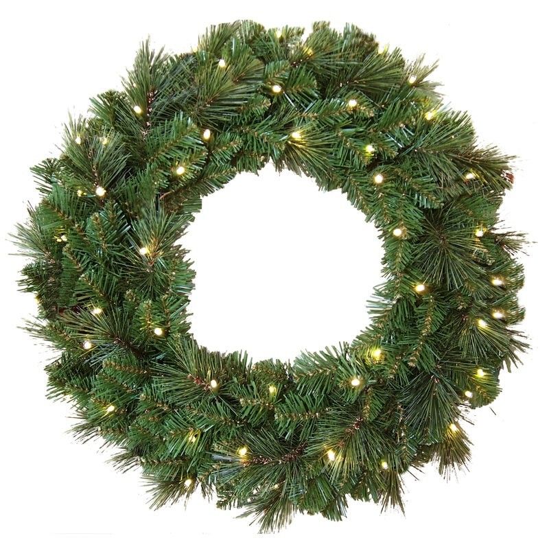 Wreath Christmas Decoration Green - 45cm Everyday 