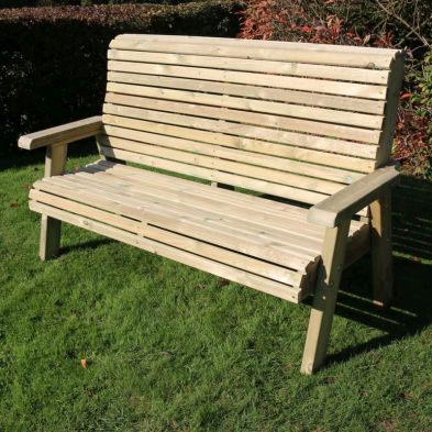 Product photograph of Ergo Garden Bench By Croft - 3 Seats from QD stores