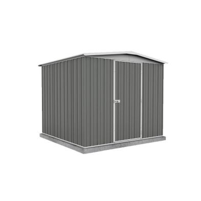 Product photograph of Absco Regent 7 4 X 7 1 Apex Shed Steel Woodland Grey - Classic from QD stores