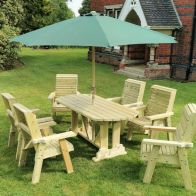 See more information about the Ergo Garden Patio Dining Set by Croft - 6 Seats