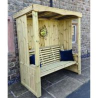 See more information about the Four Seasons Garden Arbour by Croft - 3 Seats