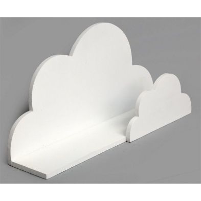 Product photograph of Junior Shelving Unit White 1 Shelf from QD stores