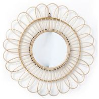 See more information about the Bamboo Wall Mirror  Natural 50cm