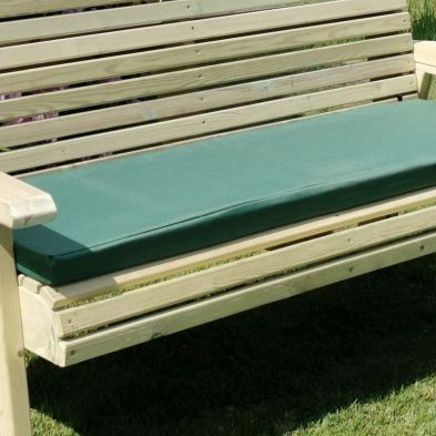 Product photograph of Green Garden 3 Seat Bench Cushion For Timber Croft Benches from QD stores