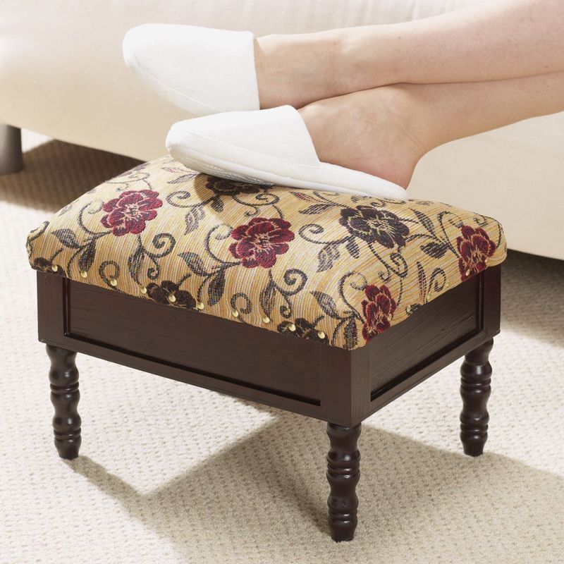 Classic Foot Rest Stool With Storage Buy Online At Qd Stores