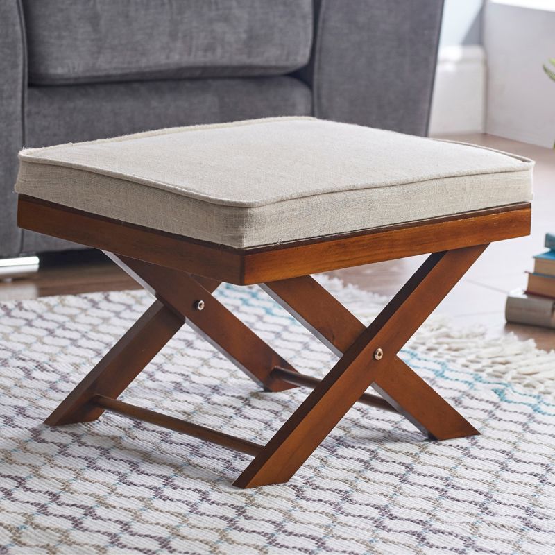 Foot Rest Stool With Crossed Legs Buy Online at QD Stores