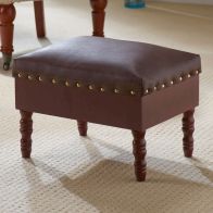 See more information about the Faux Leather Foot Rest Stool With Storage