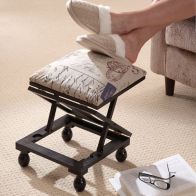 See more information about the Adjustable Height Foot Rest Stool Mahogany
