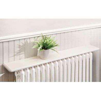 Product photograph of 24 Radiator Shelf White from QD stores