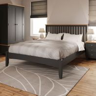 See more information about the Portchester Light Oak & Grey King Size Bed