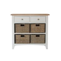 See more information about the Ava Oak & Wicker 6 Drawer Chest White