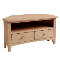 See more information about the Oxford Oak TV Unit Natural 1 Shelf 2 Drawers