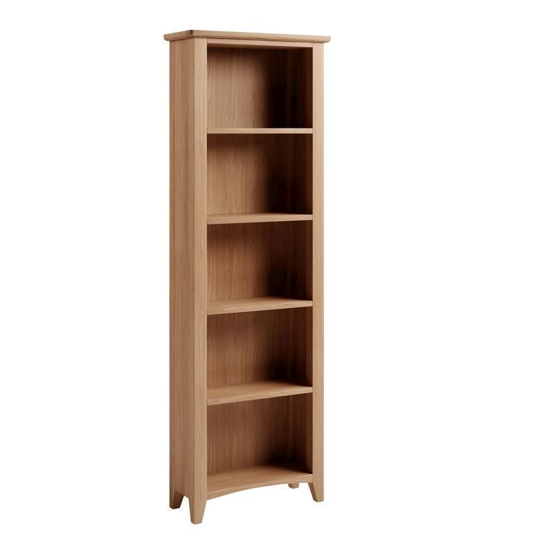 Oxford Oak Tall 5 Shelf Bookcase