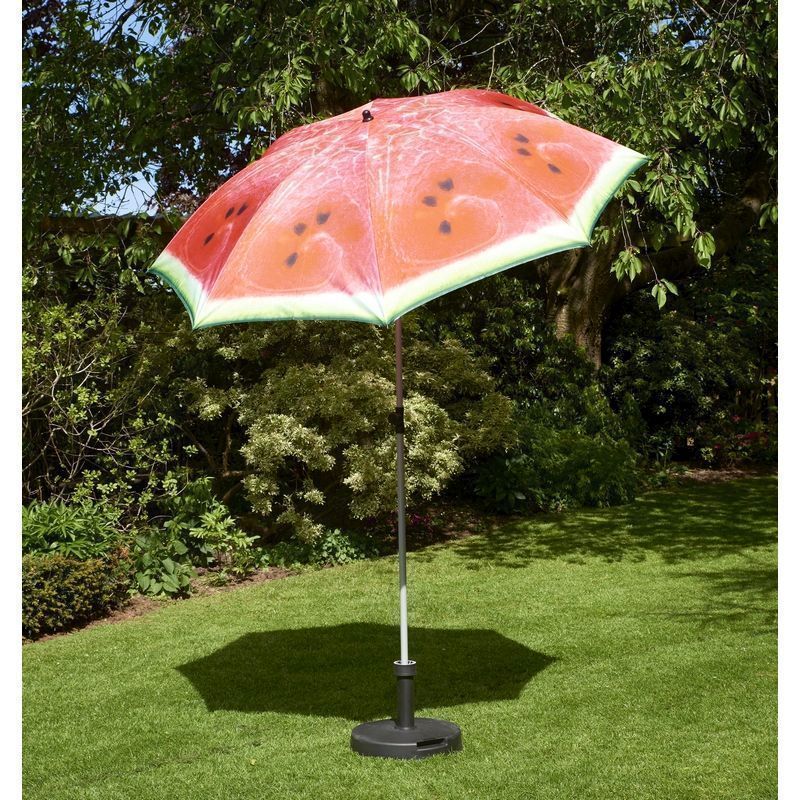 Essentials Garden Parasol by Glendale - 1.8M Red