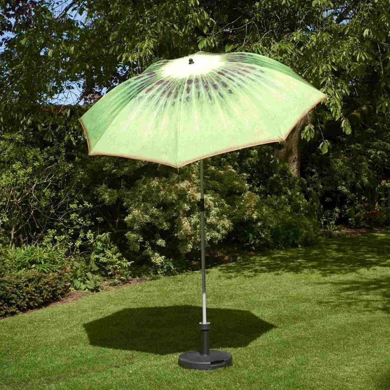 Essentials Garden Parasol by Glendale - 1.8M Green