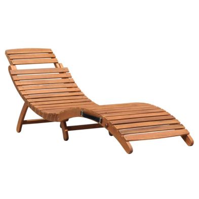 Product photograph of Acacia Wood Garden Lounger Chair By Wensum from QD stores