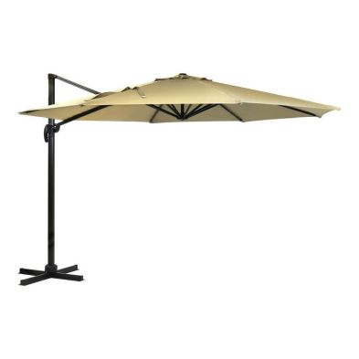 Product photograph of Cantilever Garden Parasol By Wensum - 3 5m Beige from QD stores