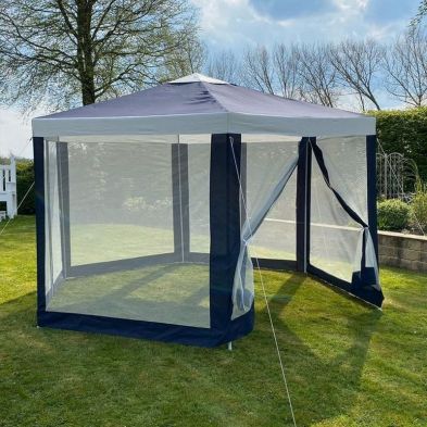 Product photograph of Garden Gazebo By Wensum With A 2m Blue Canopy from QD stores