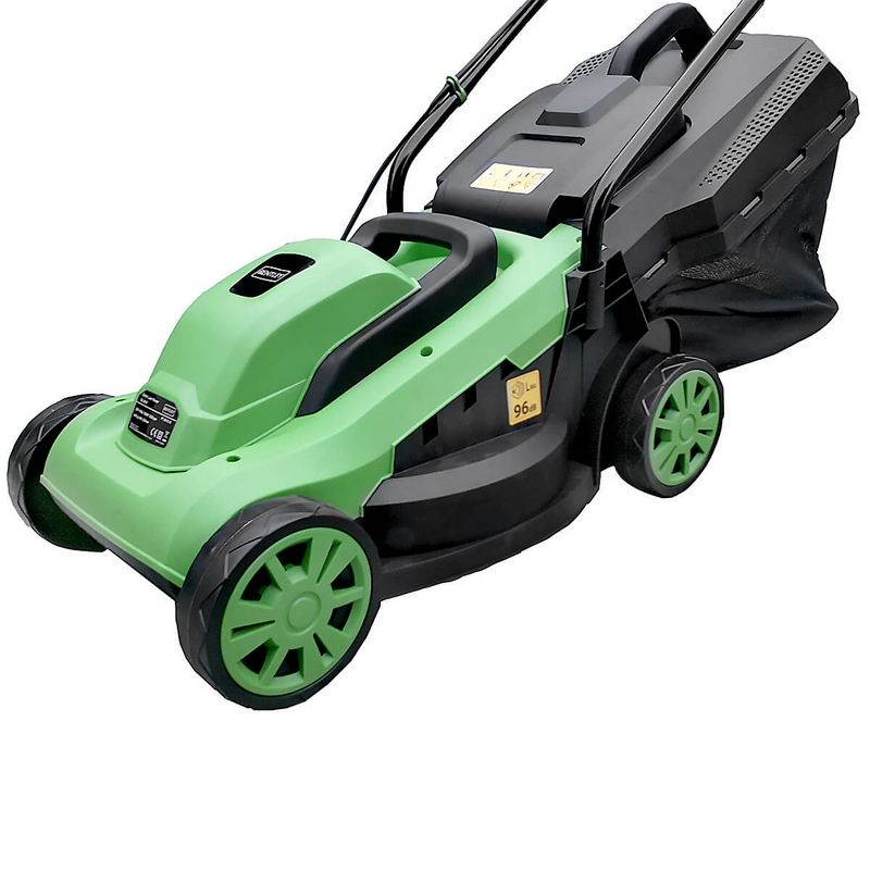 Wensum 1200W Wheeled 30L Electric Rotary Lawnmower 30L Collector