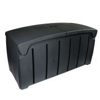 See more information about the Plastic Outdoor Storage Box 322 Litres Extra Large - Black Essentials by Wensum