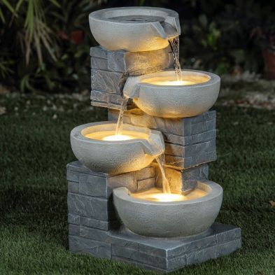 Product photograph of Led Garden Water Feature By Wensum from QD stores