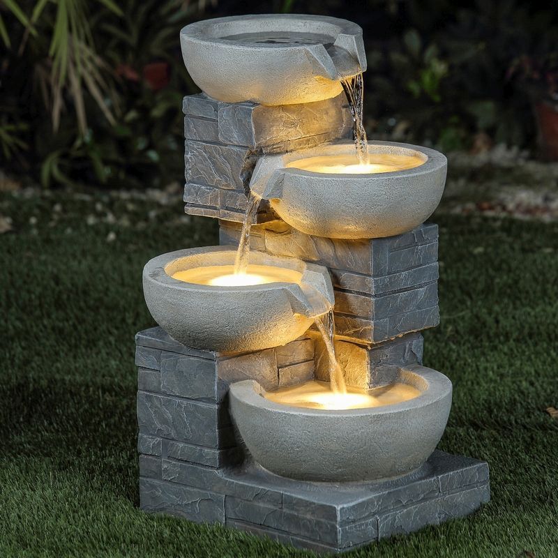 LED Garden Water Feature by Wensum