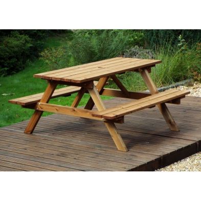 Product photograph of Grand Garden Picnic Table By Charles Taylor - 6 Seats from QD stores
