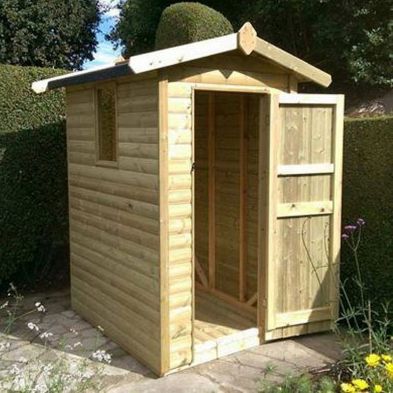 Product photograph of Deluxe Garden Shed By Croft Neutral from QD stores