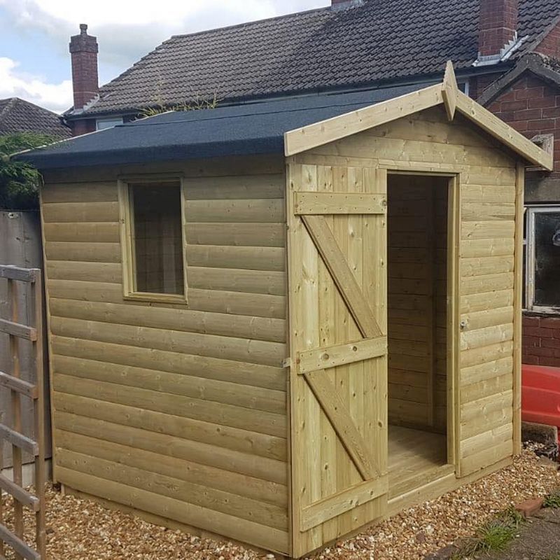 Deluxe Garden Shed by Croft Neutral
