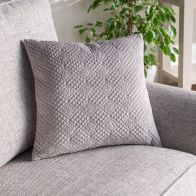 See more information about the Hamilton McBride 45cm x 45cm Silver Pleated Cushion