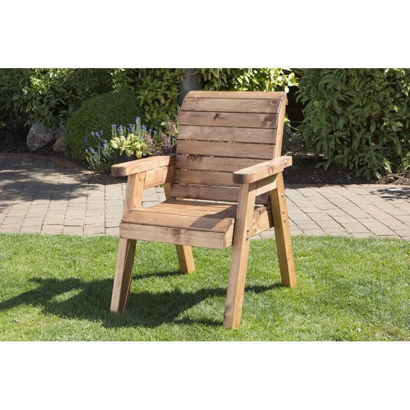 Scandinavian Redwood Garden Classic Chair by Charles Taylor