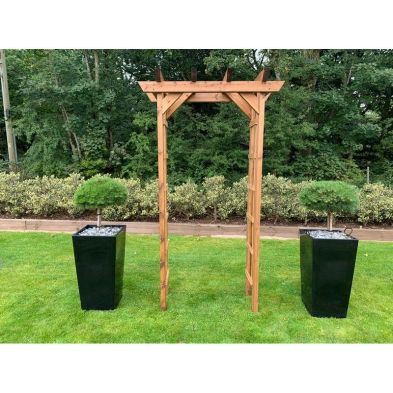 Product photograph of Scandinavian Redwood Garden Arch By Charles Taylor from QD stores