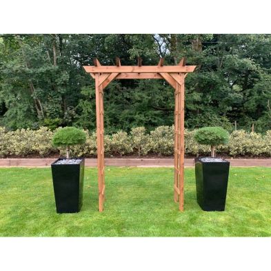 Scandinavian Redwood Garden Arch By Charles Taylor