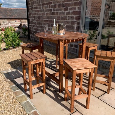 Product photograph of Alfresco Garden Chair Set By Charles Taylor - 6 Seats from QD stores