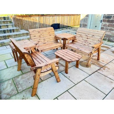 Product photograph of Balmoral Garden Furniture Set By Charles Taylor - 5 Seats from QD stores