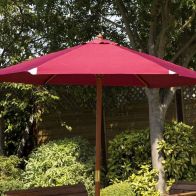 See more information about the Garden Parasol By Charles Taylor - Burgundy 2.7m