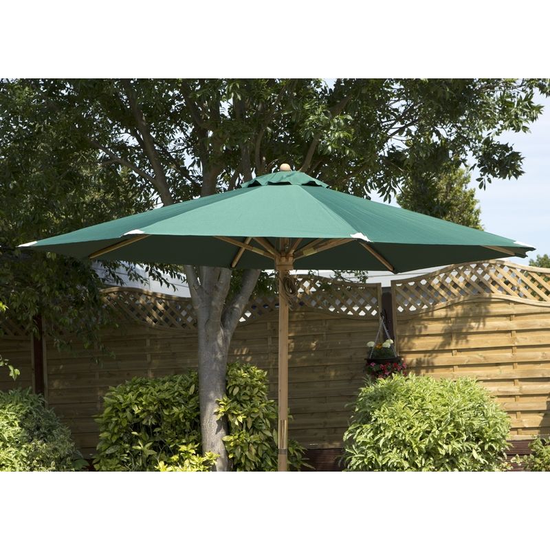 Garden Parasol By Charles Taylor - Green 2.7m